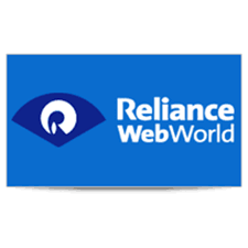 Our client reliance web world logo